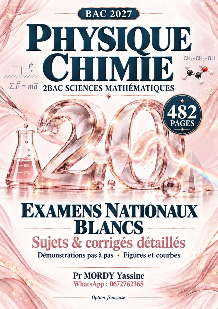 Couverture du livre Physique-Chimie · Examen national 2027